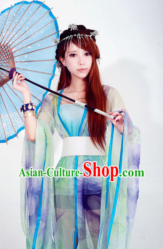 China Ancient Traditional Umbrella Costumes