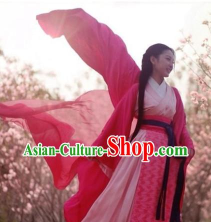 China Classical Dancing Costume and Hair Accessories for Women or Girls