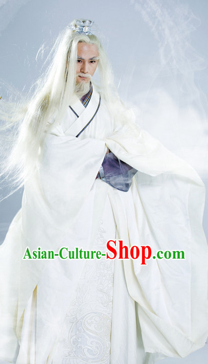 China White Hanfu Clothes