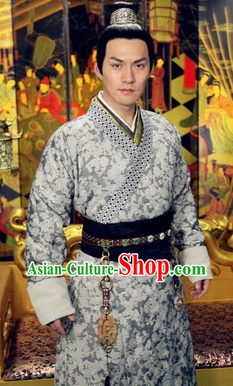 Ancient China King Dress and Hat for Men