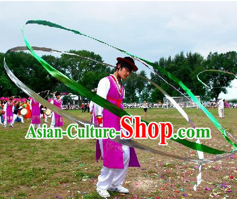 Korean Traditional Dance Costumes and Hat for Boys