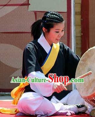 Korean Musician Drum Perormance Costumes