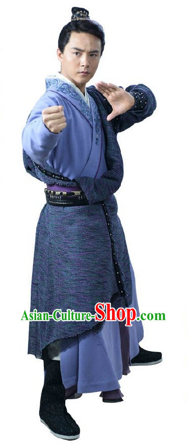 Chinese Fighter Cosplay Costumes and Headwear