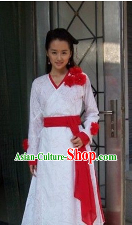 Chinese Swordwoman Costume and Hat