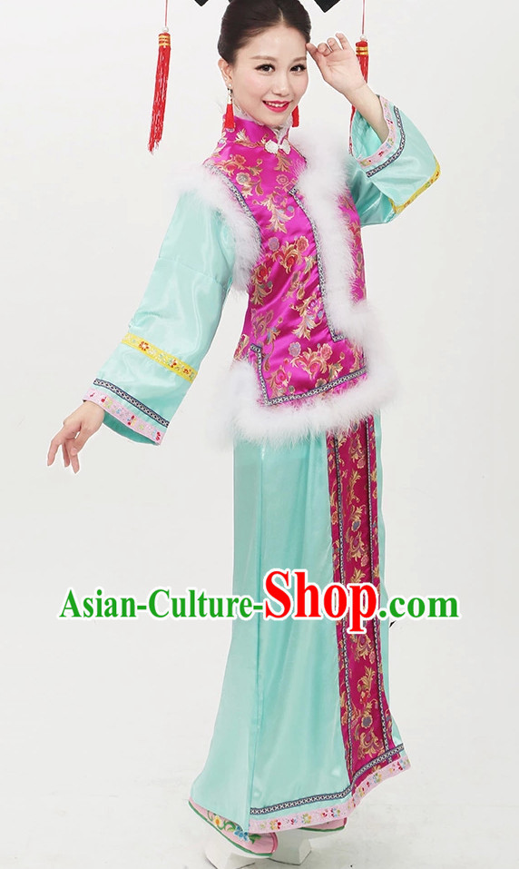 Qing Dynasty Manchu Princess Clothing