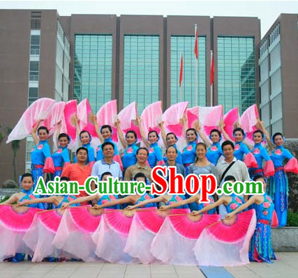 Competition Quality Chinese Silk Dancing Fans