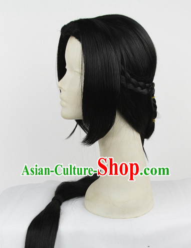 Traditioal Chinese Long Black Dess up Wigs