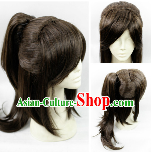 Chinese Black Hair Weave for Swordsmen