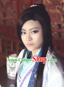 Traditioal Chinese Cheap Black Wigs