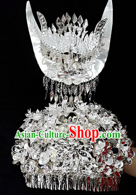 China Guizhou Province Ethnic Minority Miao Silver Hat