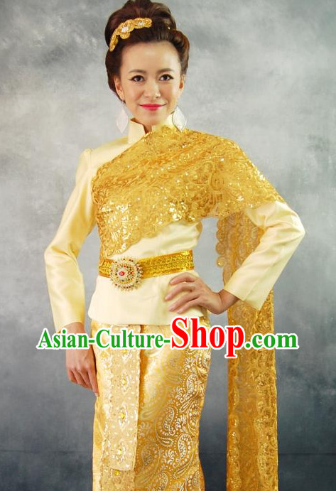 Formal Thai National Costume for Women