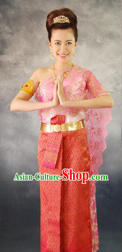 Formal Thai National Costume for Women