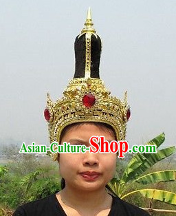 Traditional Thai Golden Hat