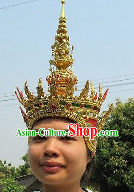 Traditional Thai Golden Hat