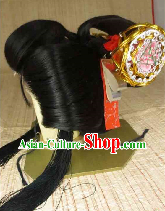 Asian Japanese Black Wig for Women