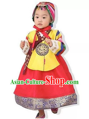 Asian Fashion online Korean Hanboks for Little Girls