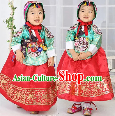 Asian Fashion online Korean Hanboks for Kids