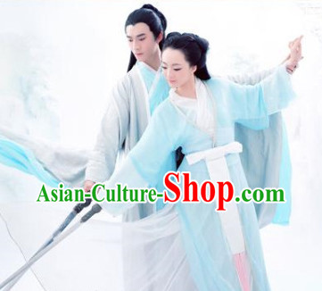 Chinese Ancient Lovers Costumes 2 Sets