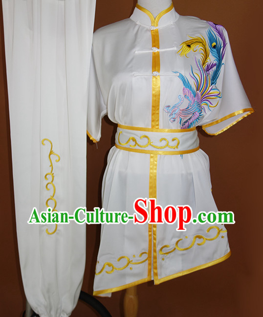 White Martial Arts Uniforms Complete Set