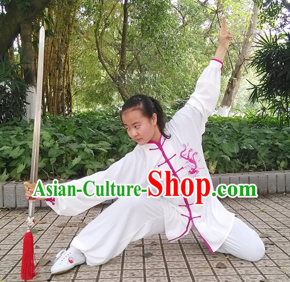 Phoenix Embroidery Wing Chun Kung Fu Uniform for Women