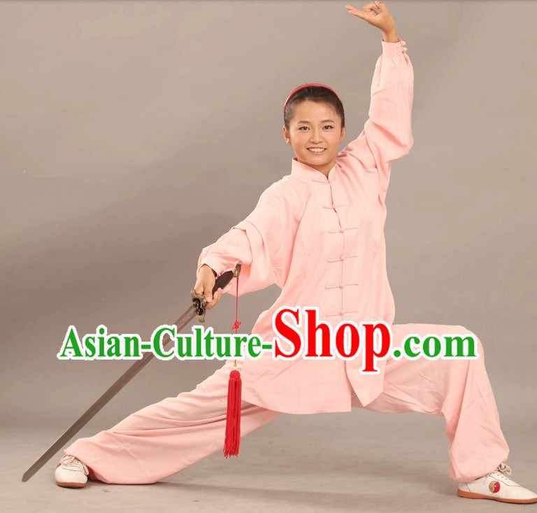 Summer Wear Tencel Kung Fu Uniforms Complete Set for Adults or Kids