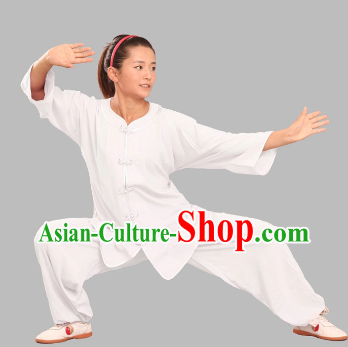 Summer Wear Tencel Kung Fu Uniform Complete Set for Adults or Kids