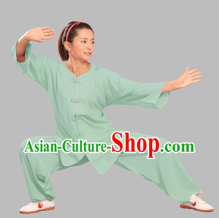 Top Tencel Kung Fu Uniform Complete Set for Adults or Kids