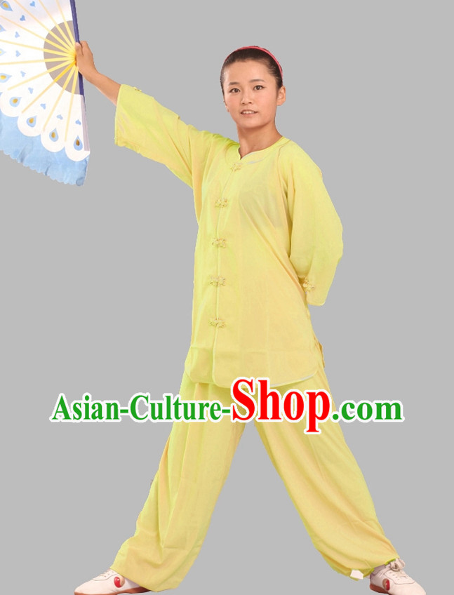 Top Tencel Kung Fu Clothes Complete Set for Adults or Kids