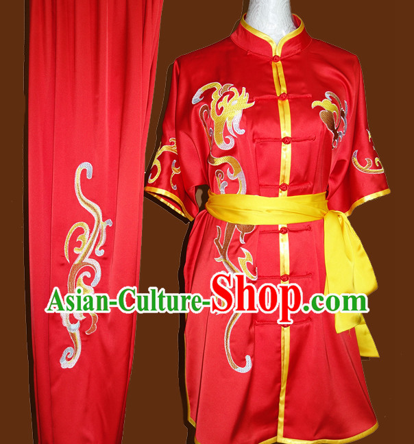 Top Wing Chun Kung Fu Wooden Dummy Practice Uniforms