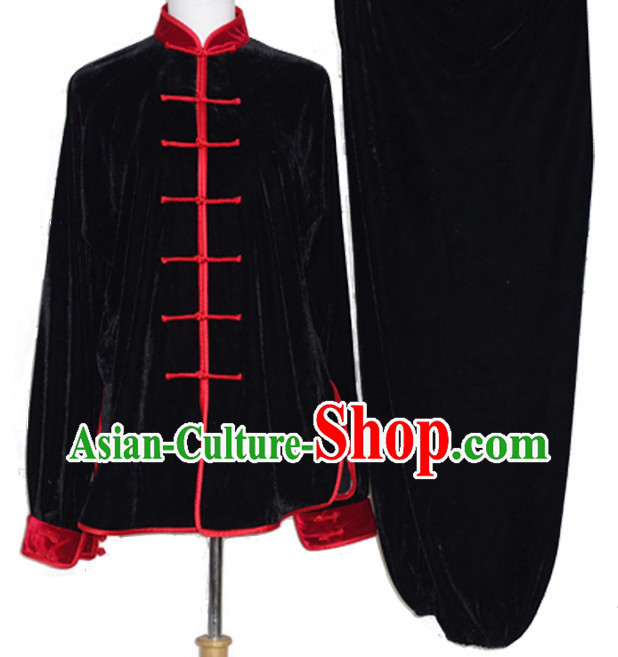 Long Sleeves Warm Velvet Taiji Clothing