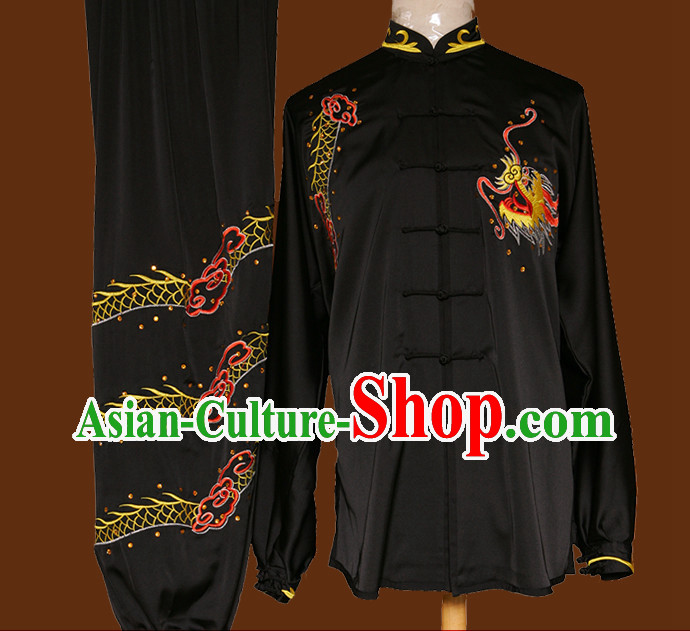 Tradtiional Martial Arts Dragon Embroidery Championshiop Suit