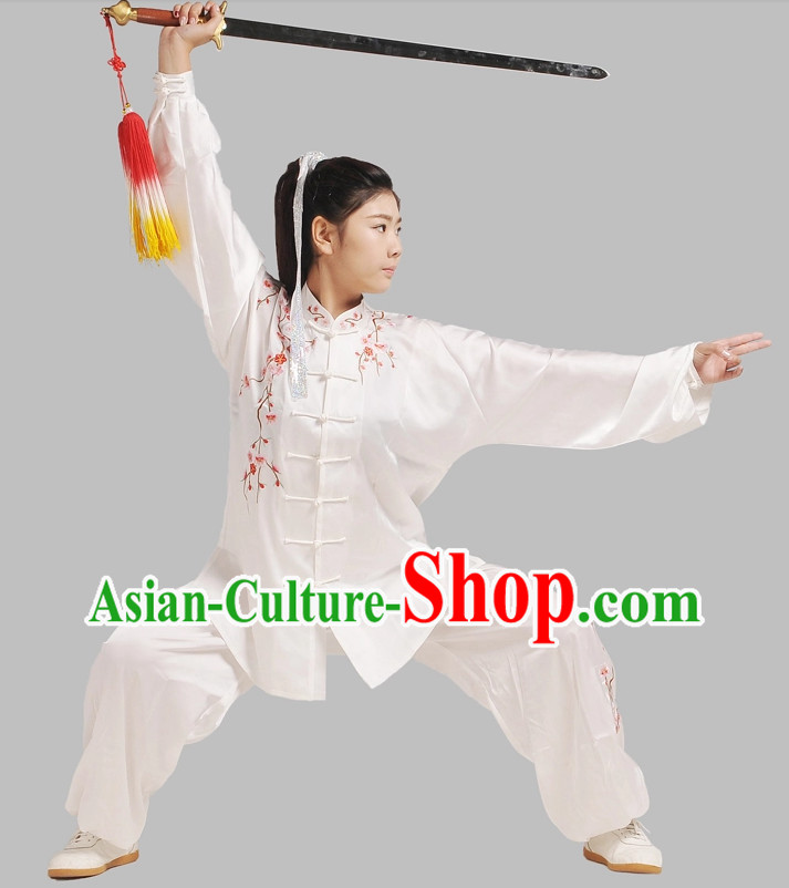 China White Tai Chi Chuan Tai Chi Pants Tai Chi Blouse Outfit