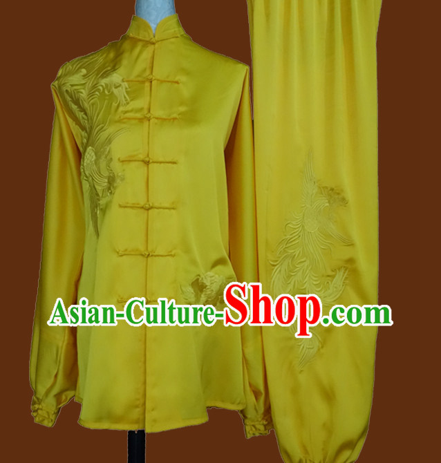 Top China Color Gold Taiji Suit