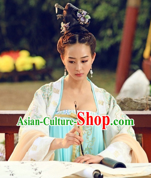 China Tang Empress Skirt Carnival Costumes Dance Costumes Traditional Costumes
