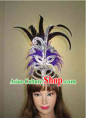 Profesional Stage Performance Feather Headwear