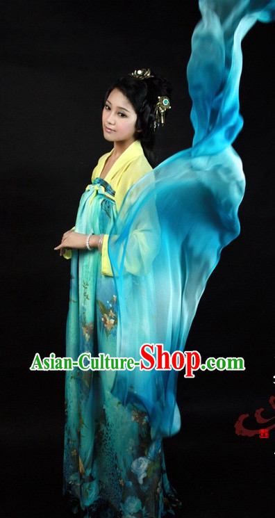 China Tang Maid Costumes Carnival Costumes Dance Costumes Traditional Costumes for Women