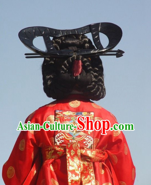 Korean Palace Empress Black Wig