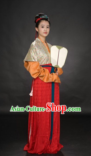 Chinese Hanfu Suit Carnival Costumes Dance Costumes Traditional Costumes for Women