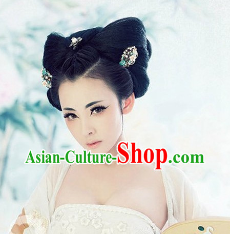 Top Handmade Empress Hair Accessories Headpieces Hair Combs Jewellery and Wig Complete Set