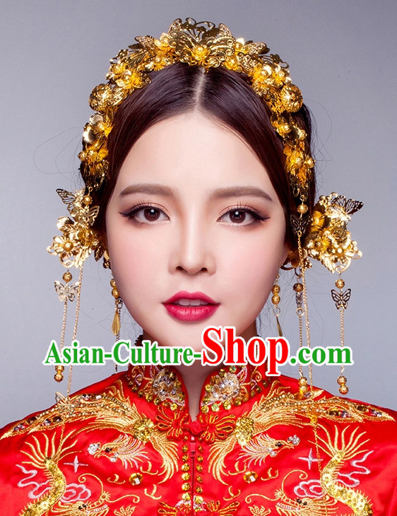 Top Chinese Bridal Hair Fascinators Jewellery Accessories Wedding Headpieces