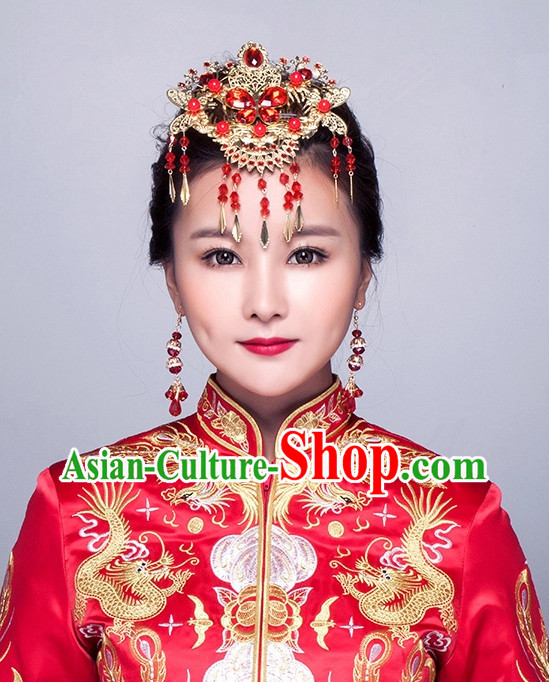 Top Chinese Bridal Hair Fascinators Jewellery Accessories Wedding Headpieces