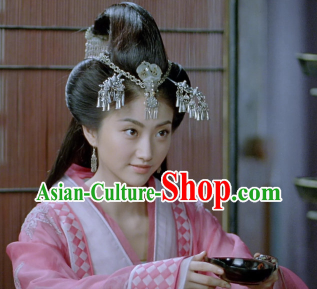Supreme Chinese Princess Dangling Hair Fascinators Jewellery Accessories Wedding Headpieces