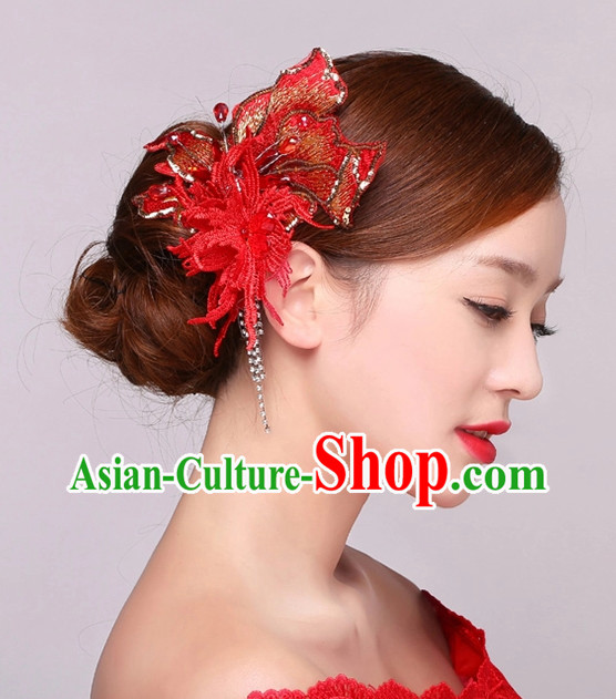 Top Chinese Bridal Hair Fascinators Jewellery Accessories