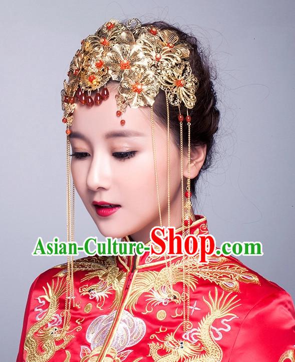 Top Chinese Bridal Hair Fascinators Jewellery Accessories Wedding Headpieces