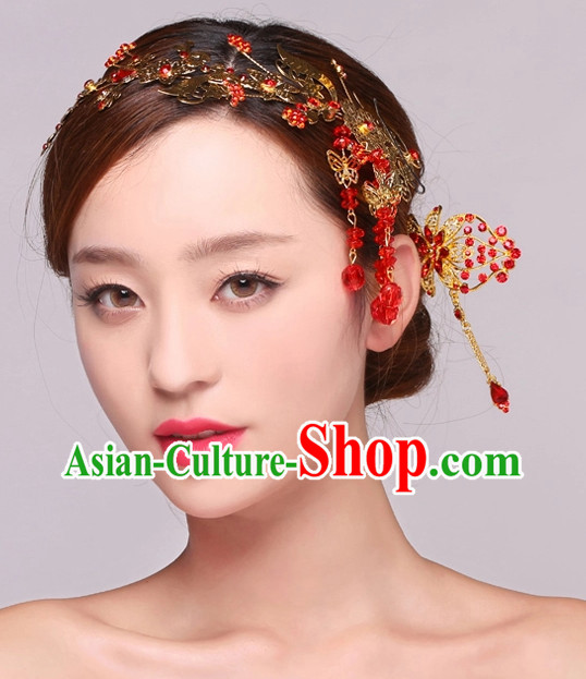 Top Chinese Bridal Hair Fascinators Jewellery Accessories Wedding Headpieces