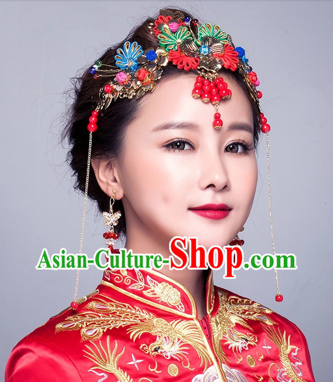 Top Chinese Bridal Hair Fascinators Jewellery Accessories Wedding Headpieces