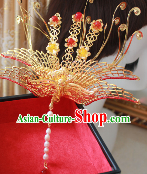 Chinese Traditional Hair Accessories Comb Fascinators Headbands Bridal Headpieces