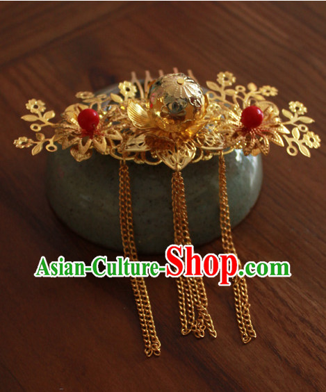 Chinese Traditional Handmade Hair Accessories Comb Fascinators Headbands Bridal Headpieces