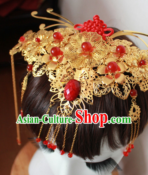 Chinese Traditional Handmade Hair Accessories Comb Fascinators Headbands Bridal Headpieces