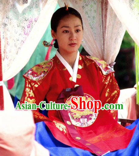 Dangui Korean Royal Costume Traditional Korean Queen Princess Ceremony Costumes